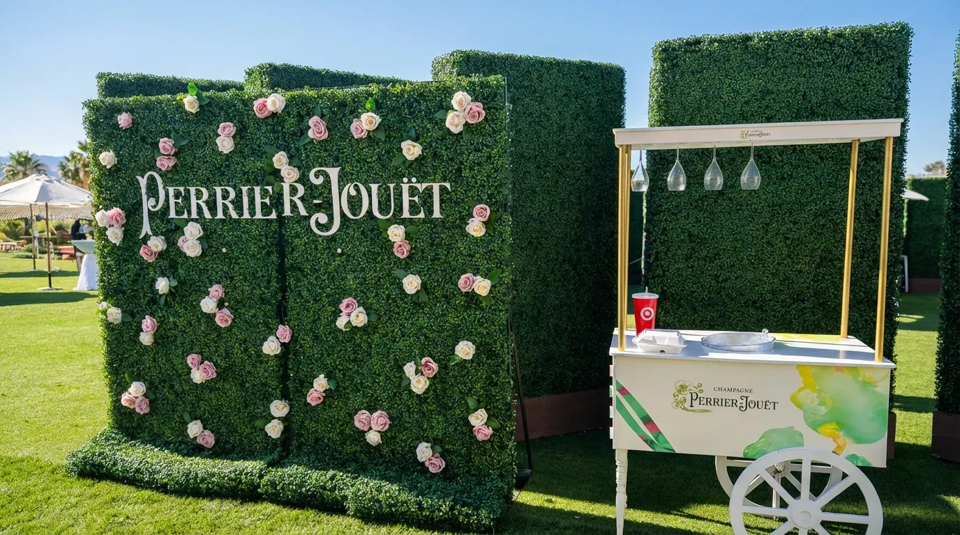 Custom hedge maze rental for Mother's Day activation at Summit Golf Club — view 4